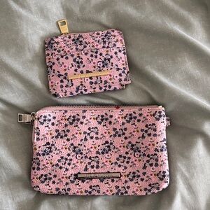 Steve Madden Pink Floral Pouch